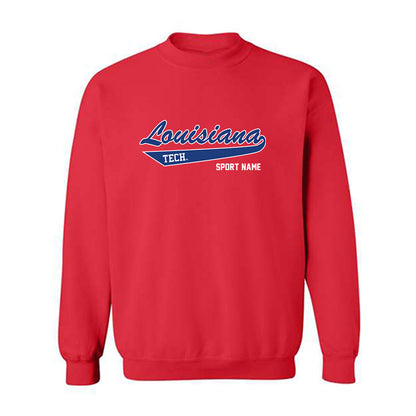 LA Tech - NCAA Baseball : Luke Nichols - Sports Shersey Crewneck Sweatshirt-0