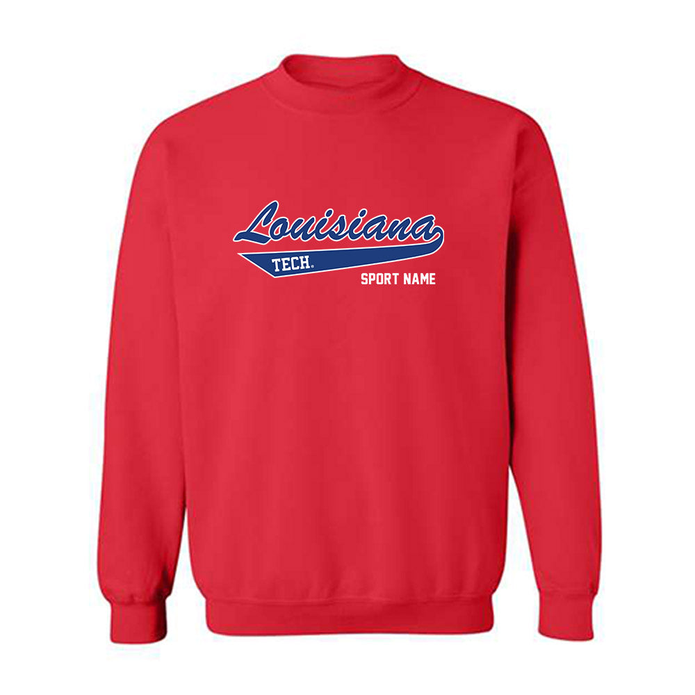 LA Tech - NCAA Baseball : Sebastian Mexico - Sports Shersey Crewneck Sweatshirt-0