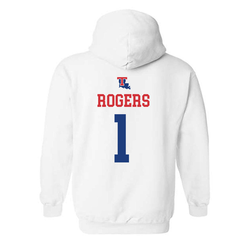 LA Tech - NCAA Softball : Alannah Rogers - Sports Shersey Hooded Sweatshirt-3