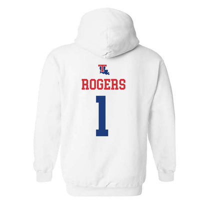 LA Tech - NCAA Softball : Alannah Rogers - Sports Shersey Hooded Sweatshirt-3