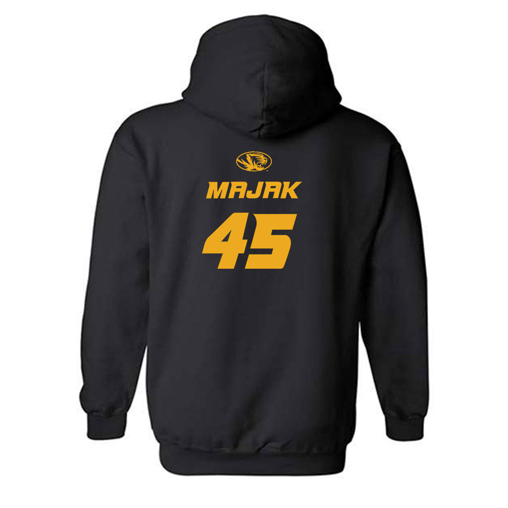 Missouri - NCAA Men's Basketball : Mark Majak - Sports Shersey Hooded Sweatshirt-1