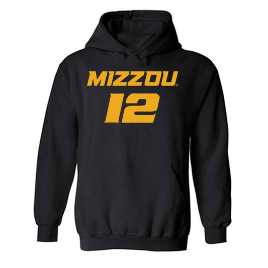 Missouri - NCAA Men's Basketball : Jackson Francois - Sports Shersey Hooded Sweatshirt-0