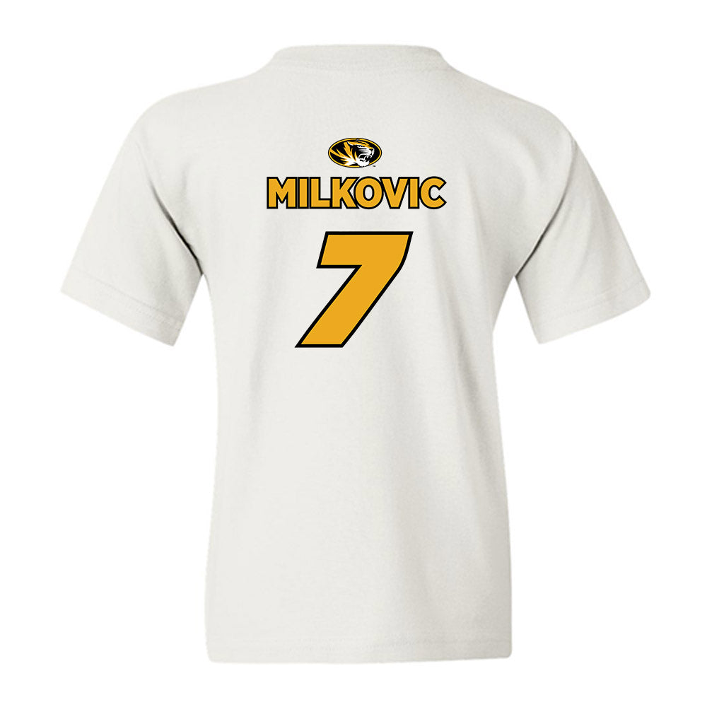 Missouri - NCAA Women's Basketball : Lucija Milkovic - Classic Shersey Youth T-Shirt-1