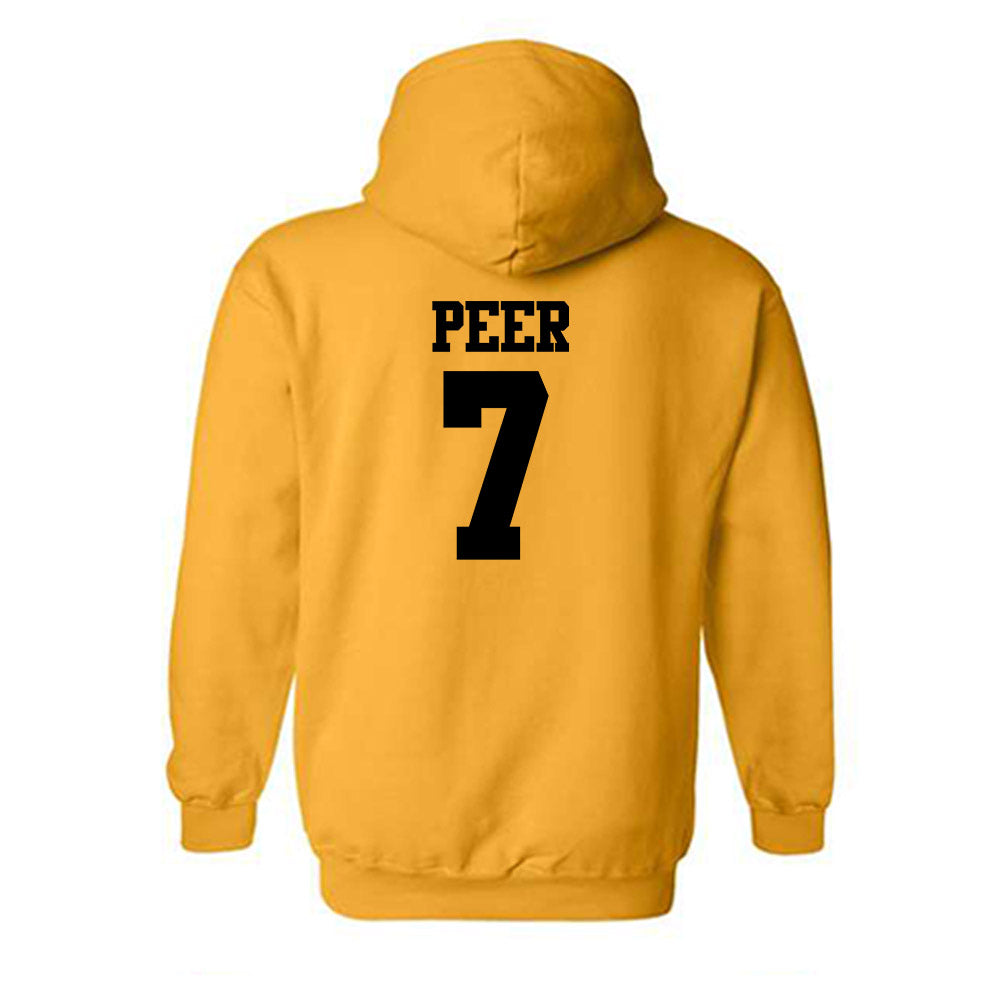 Missouri - NCAA Baseball : Kaden Peer - Generic Shersey Hooded Sweatshirt-1