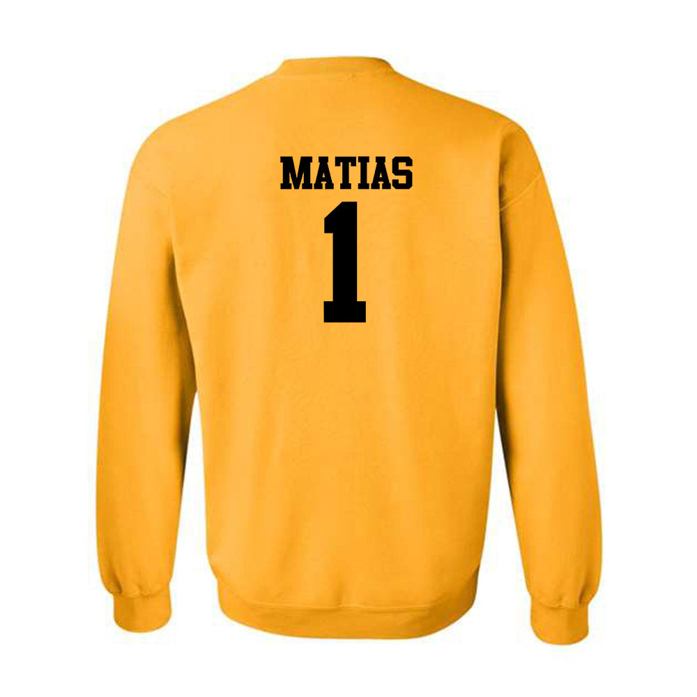 Missouri - NCAA Women's Volleyball : Zoey Matias - Generic Shersey Crewneck Sweatshirt-1