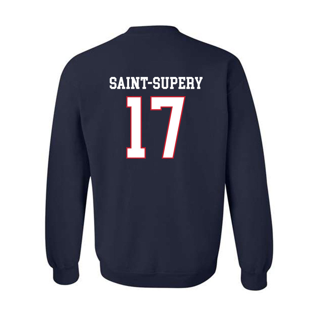 Gonzaga - NCAA Men's Basketball : Mario Saint-Supery - Classic Shersey Crewneck Sweatshirt-1