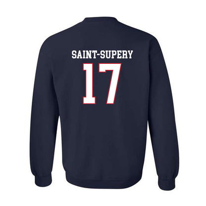 Gonzaga - NCAA Men's Basketball : Mario Saint-Supery - Classic Shersey Crewneck Sweatshirt-1