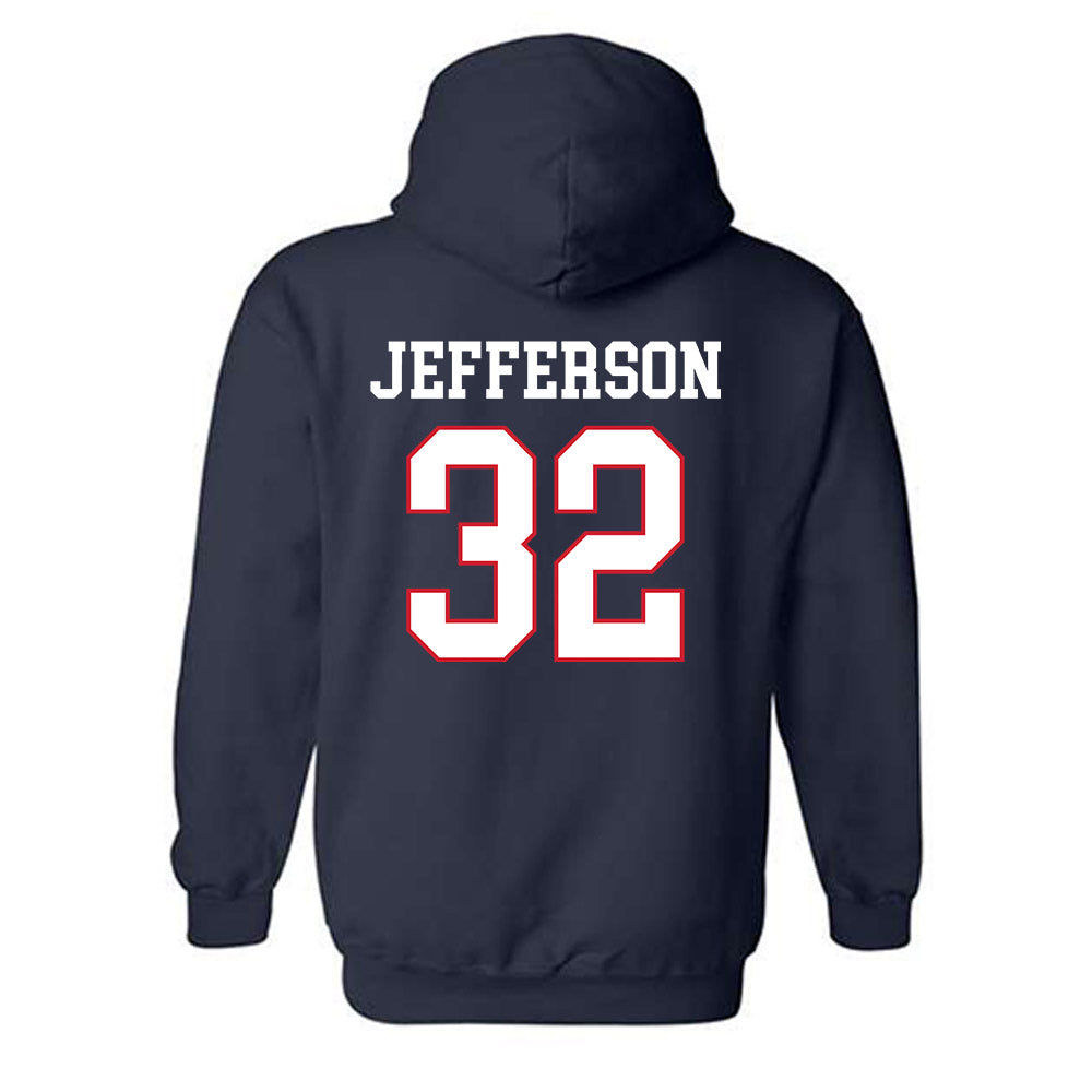 Gonzaga - NCAA Men's Basketball : Parker Jefferson - Classic Shersey Hooded Sweatshirt-1