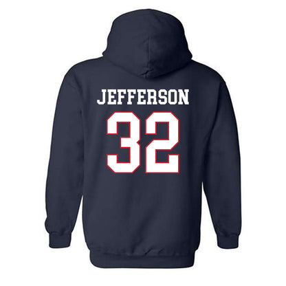 Gonzaga - NCAA Men's Basketball : Parker Jefferson - Classic Shersey Hooded Sweatshirt-1