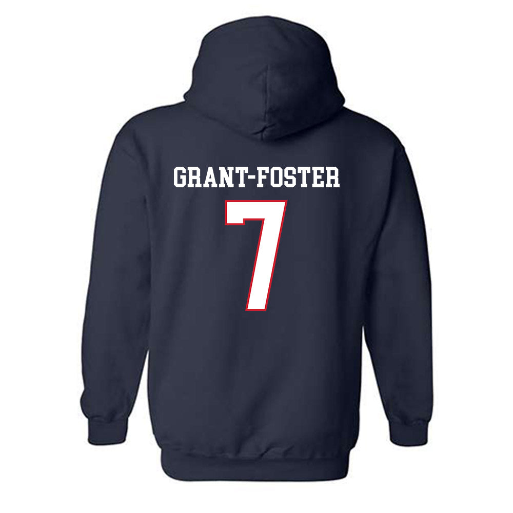 Gonzaga - NCAA Men's Basketball : Tyon Grant-Foster - Classic Shersey Hooded Sweatshirt-1