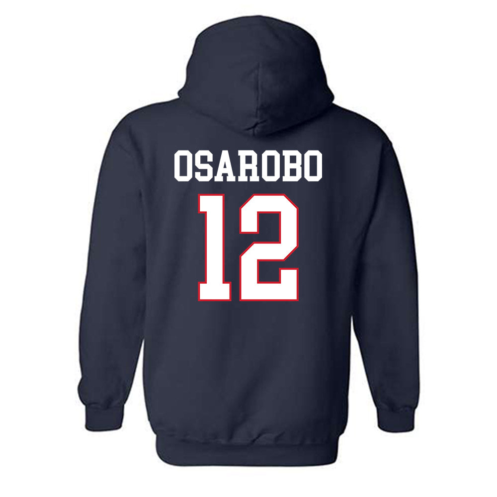 Gonzaga - NCAA Women's Basketball : Christabel Osarobo - Classic Shersey Hooded Sweatshirt-1