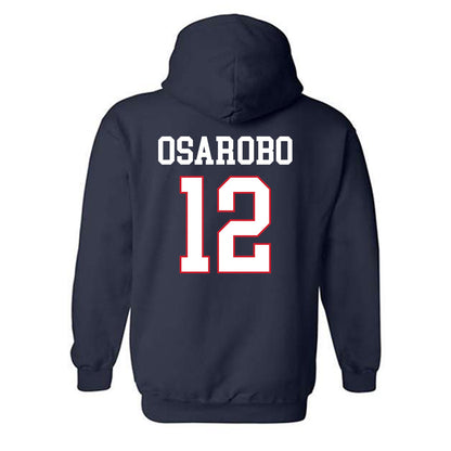 Gonzaga - NCAA Women's Basketball : Christabel Osarobo - Classic Shersey Hooded Sweatshirt-1