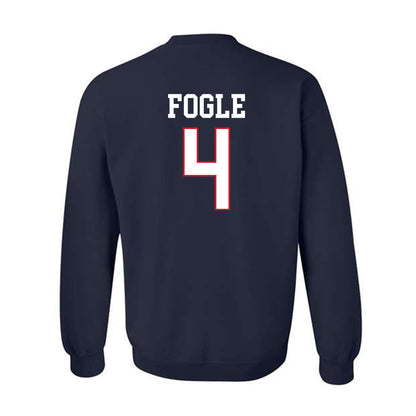 Gonzaga - NCAA Men's Basketball : Davis Fogle - Classic Shersey Crewneck Sweatshirt-1