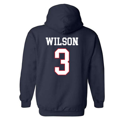 Gonzaga - NCAA Women's Basketball : Julia Wilson - Classic Shersey Hooded Sweatshirt-1
