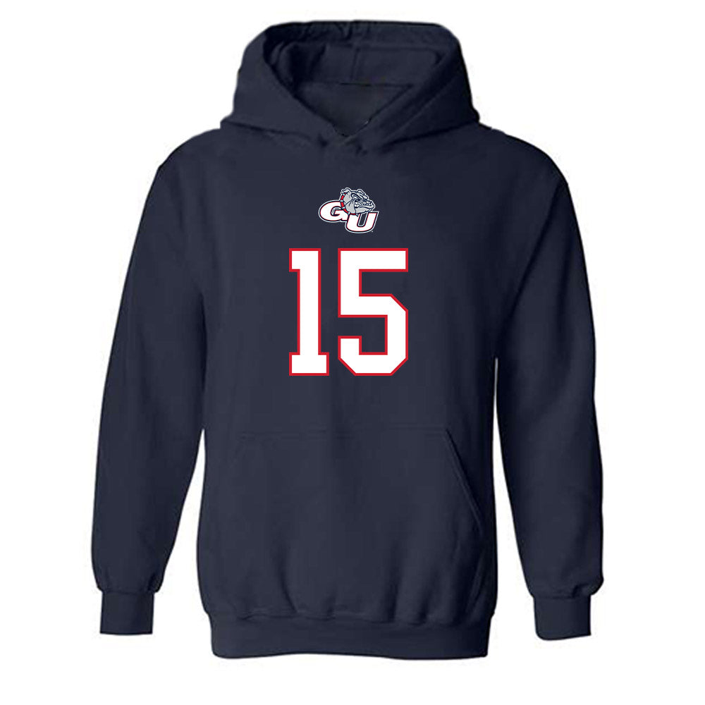 Gonzaga - NCAA Men's Basketball : Graham Ike - Classic Shersey Hooded Sweatshirt-0