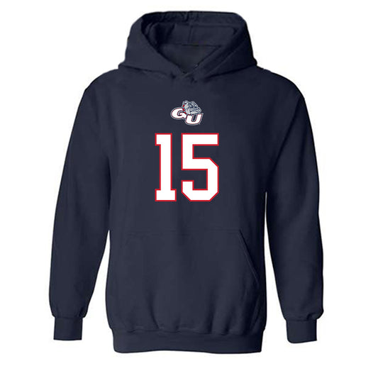 Gonzaga - NCAA Men's Basketball : Graham Ike - Classic Shersey Hooded Sweatshirt-0