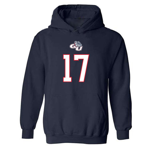 Gonzaga - NCAA Men's Basketball : Mario Saint-Supery - Classic Shersey Hooded Sweatshirt-0