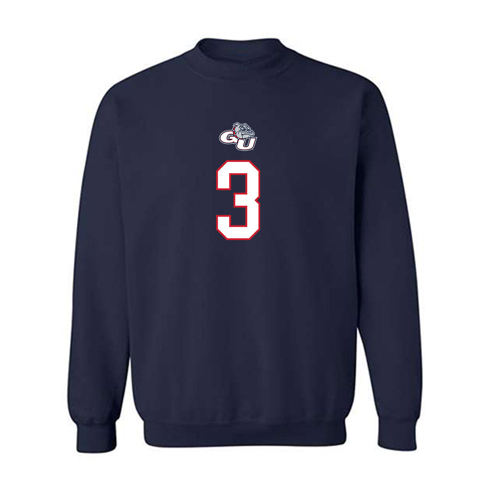 Gonzaga - NCAA Men's Basketball : Braeden Smith - Classic Shersey Crewneck Sweatshirt