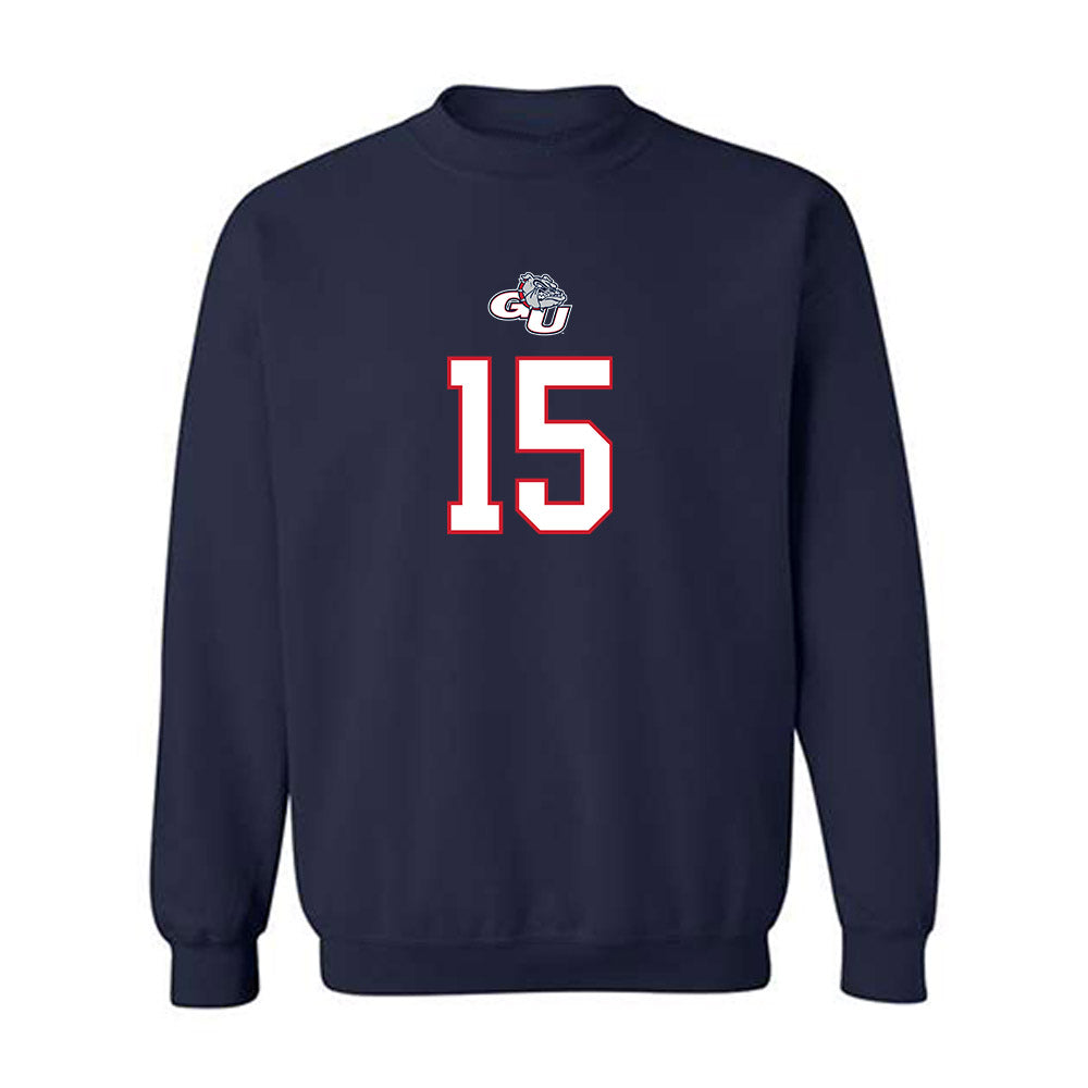 Gonzaga - NCAA Men's Basketball : Graham Ike - Classic Shersey Crewneck Sweatshirt-0