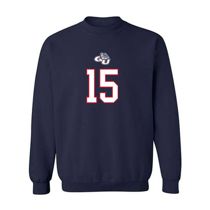 Gonzaga - NCAA Men's Basketball : Graham Ike - Classic Shersey Crewneck Sweatshirt-0