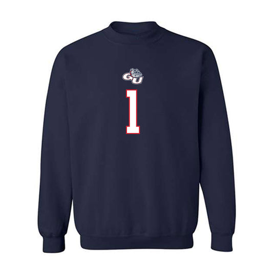 Gonzaga - NCAA Men's Basketball : Michael Ajayi - Classic Shersey Crewneck Sweatshirt-0