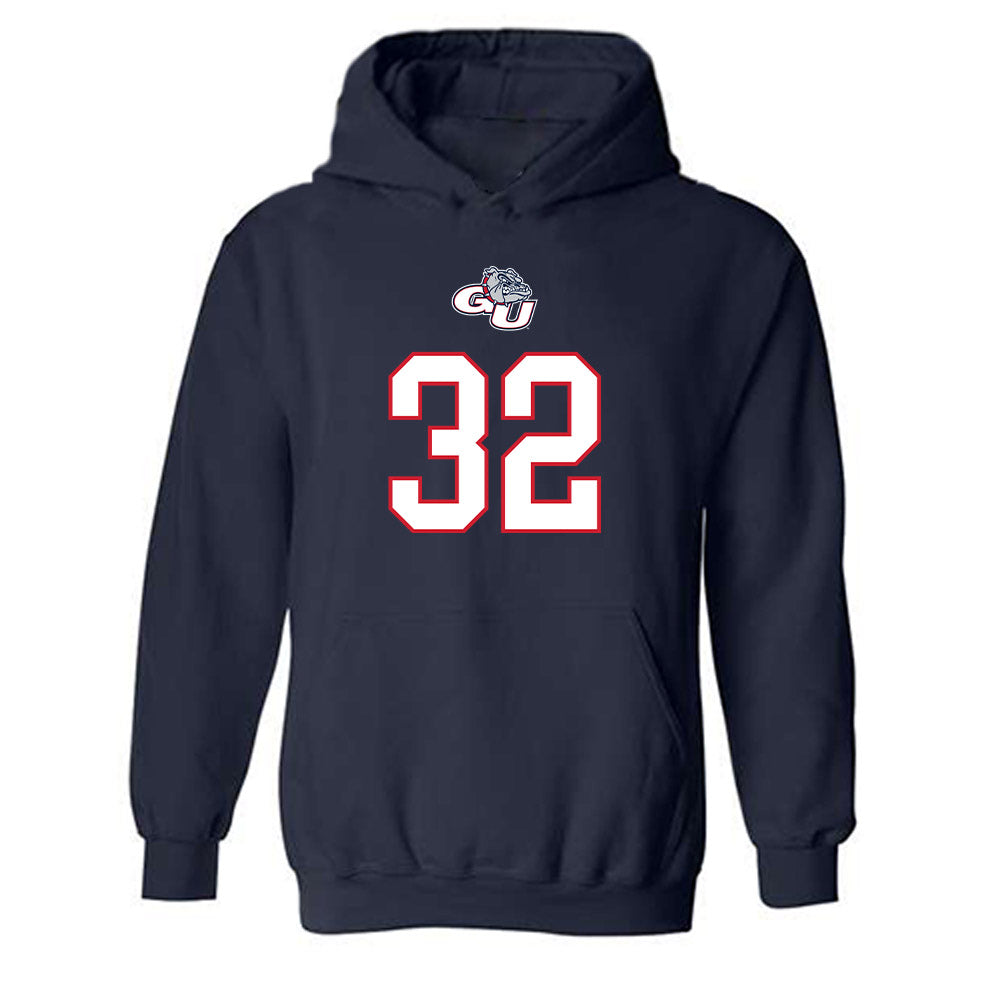 Gonzaga - NCAA Men's Basketball : Parker Jefferson - Classic Shersey Hooded Sweatshirt-0