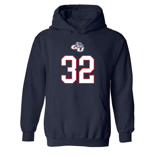Gonzaga - NCAA Men's Basketball : Parker Jefferson - Classic Shersey Hooded Sweatshirt-0