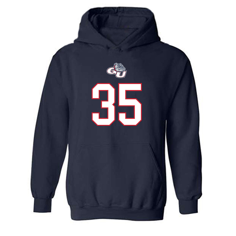 Gonzaga - NCAA Men's Basketball : Noah Haaland - Classic Shersey Hooded Sweatshirt