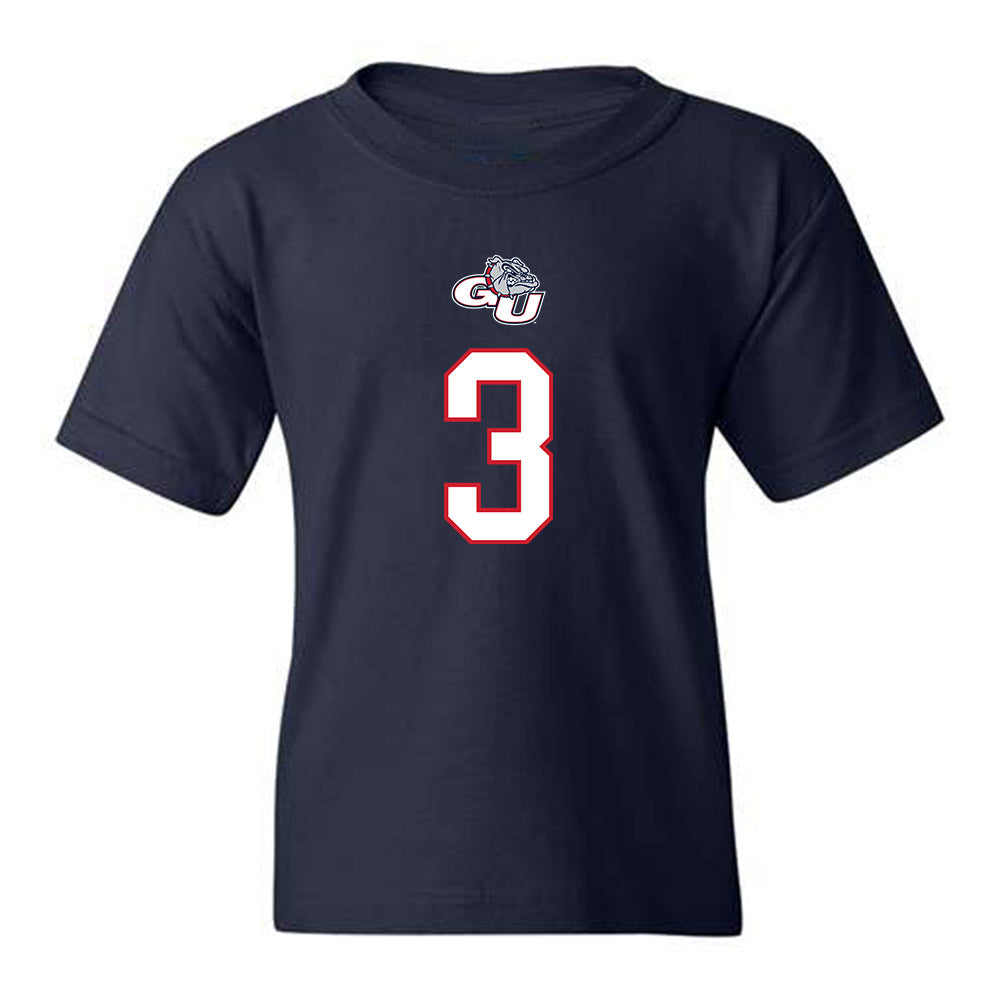 Gonzaga - NCAA Men's Basketball : Braeden Smith - Classic Shersey Youth T-Shirt