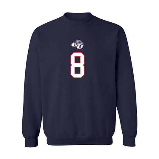 Gonzaga - NCAA Men's Basketball : Jalen Warley - Classic Shersey Crewneck Sweatshirt-0