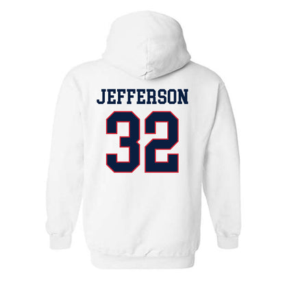 Gonzaga - NCAA Men's Basketball : Parker Jefferson - Classic Shersey Hooded Sweatshirt-1