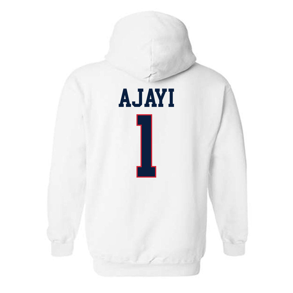 Gonzaga - NCAA Men's Basketball : Michael Ajayi - Classic Shersey Hooded Sweatshirt-1