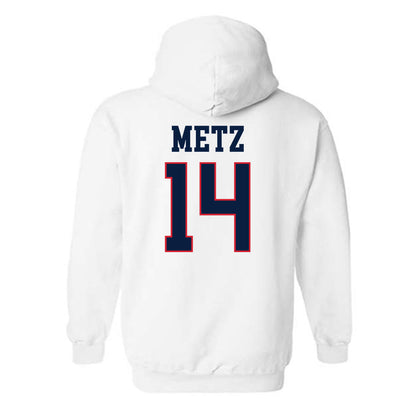 Gonzaga - NCAA Men's Basketball : Alonzo Metz - Classic Shersey Hooded Sweatshirt-1