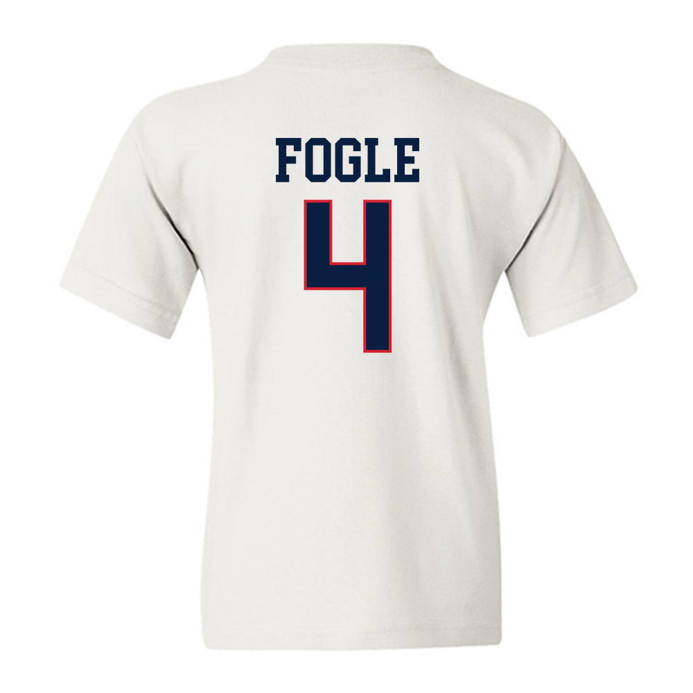 Gonzaga - NCAA Men's Basketball : Davis Fogle - Classic Shersey Youth T-Shirt-1