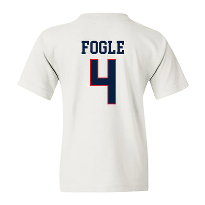 Gonzaga - NCAA Men's Basketball : Davis Fogle - Classic Shersey Youth T-Shirt-1