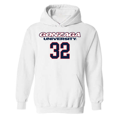 Gonzaga - NCAA Men's Basketball : Parker Jefferson - Classic Shersey Hooded Sweatshirt-0