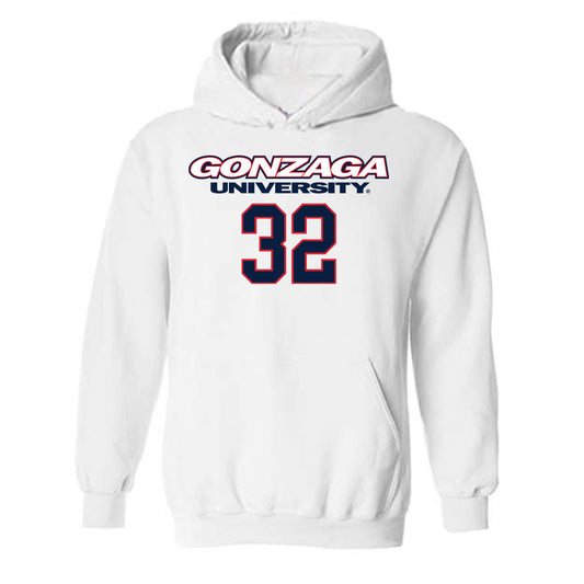 Gonzaga - NCAA Men's Basketball : Parker Jefferson - Classic Shersey Hooded Sweatshirt-0