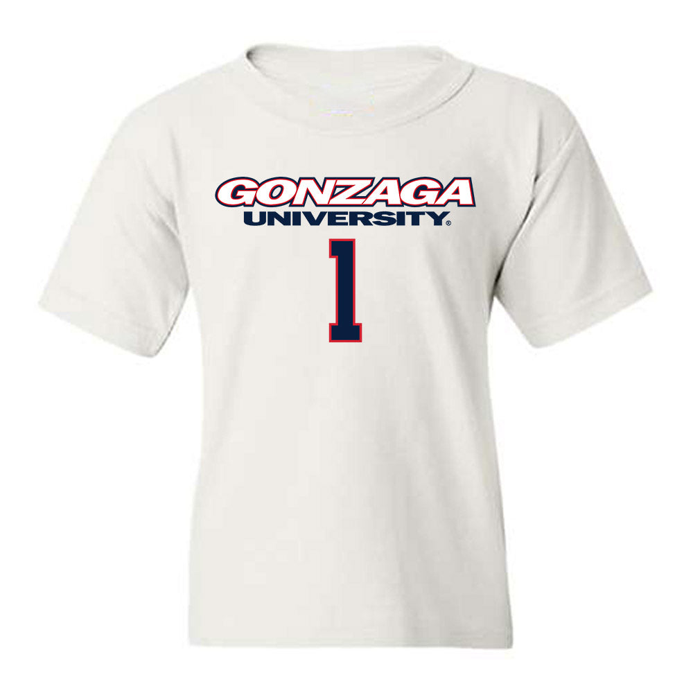 Gonzaga - NCAA Men's Basketball : Michael Ajayi - Classic Shersey Youth T-Shirt-0