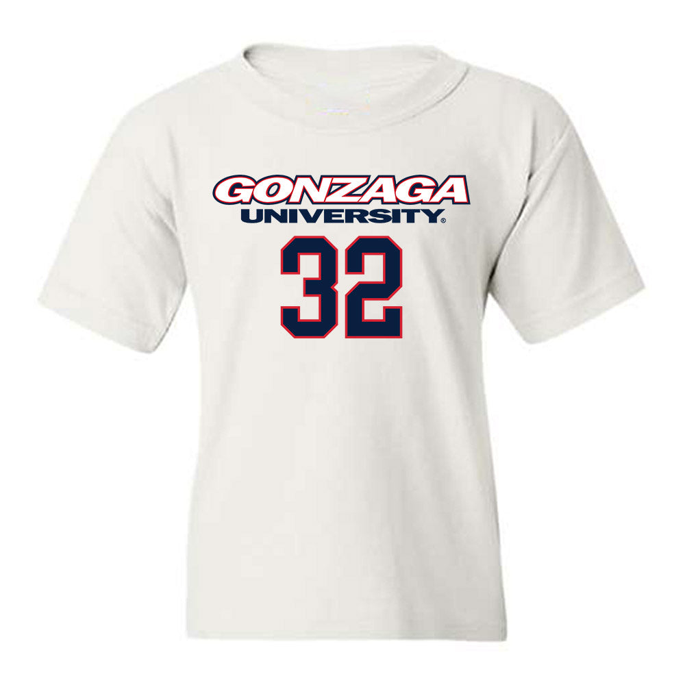 Gonzaga - NCAA Men's Basketball : Parker Jefferson - Classic Shersey Youth T-Shirt-0