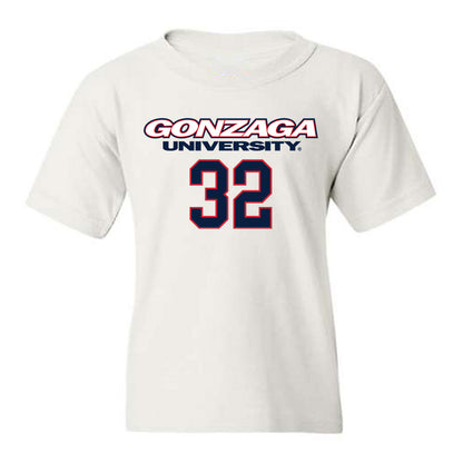 Gonzaga - NCAA Men's Basketball : Parker Jefferson - Classic Shersey Youth T-Shirt-0
