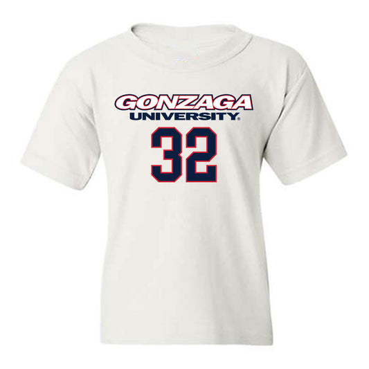 Gonzaga - NCAA Men's Basketball : Parker Jefferson - Classic Shersey Youth T-Shirt-0
