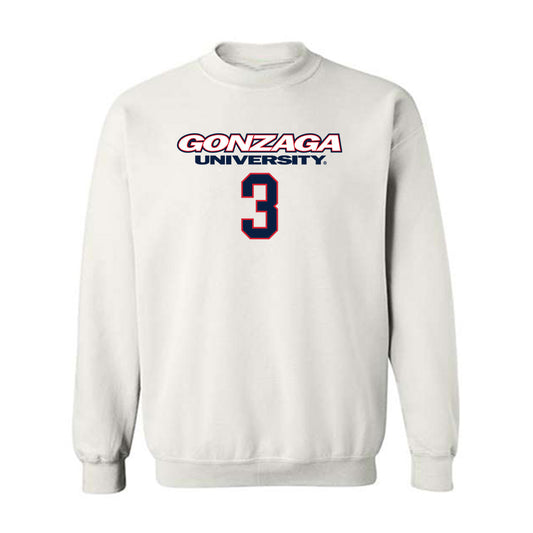 Gonzaga - NCAA Men's Basketball : Braeden Smith - Classic Shersey Crewneck Sweatshirt