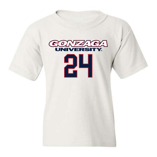 Gonzaga - NCAA Men's Basketball : Ismaila Diagne - Classic Shersey Youth T-Shirt