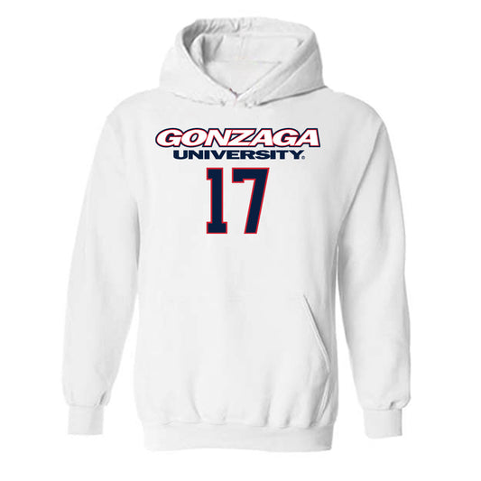 Gonzaga - NCAA Men's Basketball : Mario Saint-Supery - Classic Shersey Hooded Sweatshirt-0