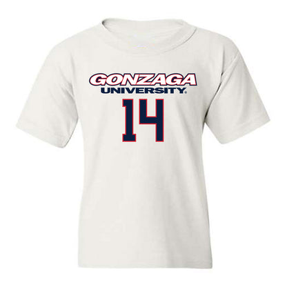 Gonzaga - NCAA Men's Basketball : Alonzo Metz - Classic Shersey Youth T-Shirt-0