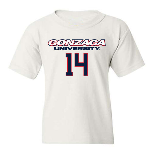 Gonzaga - NCAA Men's Basketball : Alonzo Metz - Classic Shersey Youth T-Shirt-0