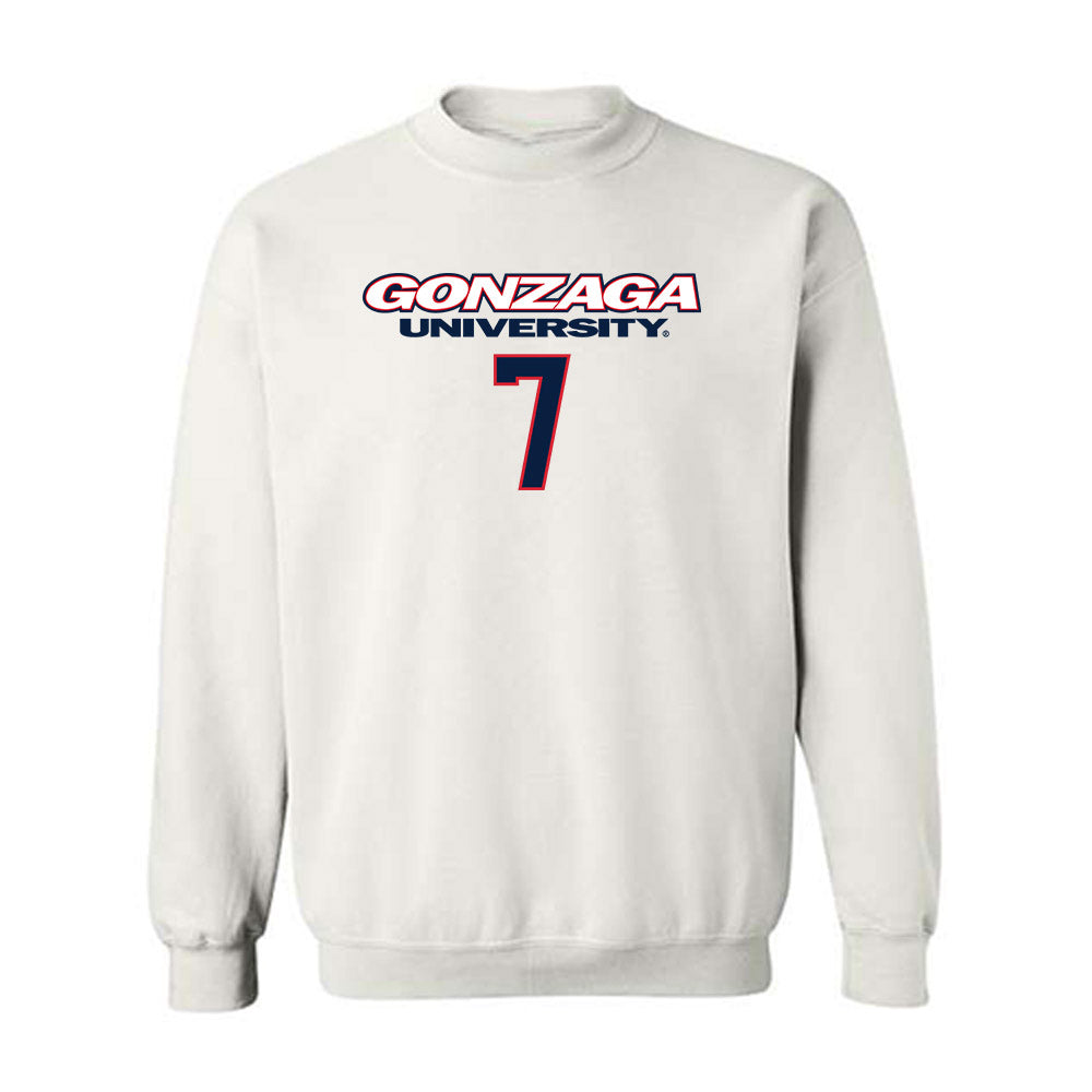 Gonzaga - NCAA Men's Basketball : Tyon Grant-Foster - Classic Shersey Crewneck Sweatshirt-0