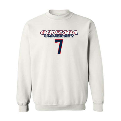 Gonzaga - NCAA Men's Basketball : Tyon Grant-Foster - Classic Shersey Crewneck Sweatshirt-0
