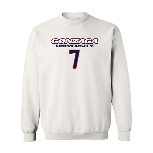 Gonzaga - NCAA Men's Basketball : Tyon Grant-Foster - Classic Shersey Crewneck Sweatshirt-0