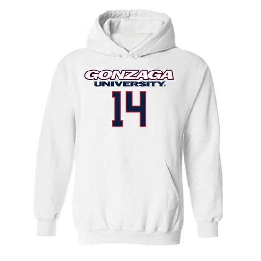 Gonzaga - NCAA Men's Basketball : Alonzo Metz - Classic Shersey Hooded Sweatshirt-0
